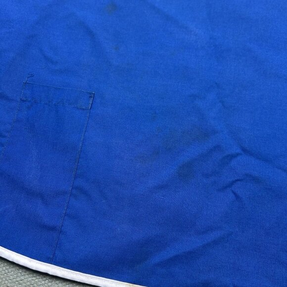 Vintage 80s 90s Rite Aid employee uniform vest jacket costume blue USA medium - Picture 2 of 8